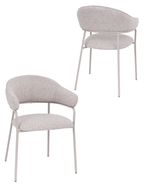 Scaun de dining Livia, bej/cașmir