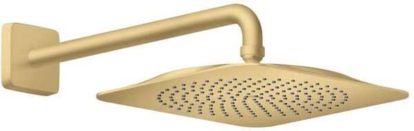 Axor Citterio C cap de duș cu braț 27x27 cm pătrat auriu 28790250