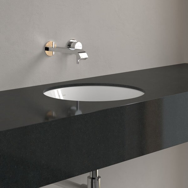 Villeroy & Boch Loop & Friends lavoar 38x38 cm rotund sub blat alb luciu 4A5201R1