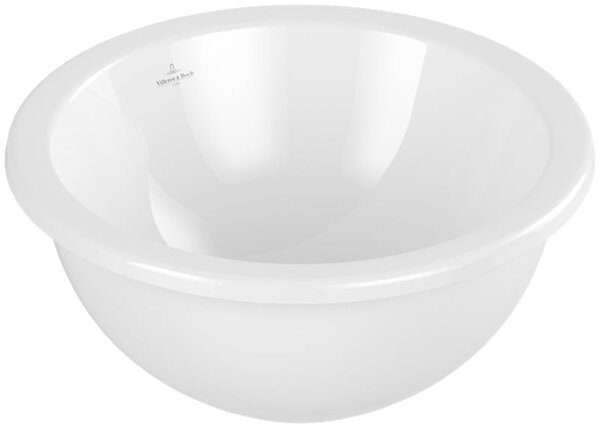 Villeroy & Boch Loop & Friends lavoar 38x38 cm rotund sub blat alb luciu 4A5201R1