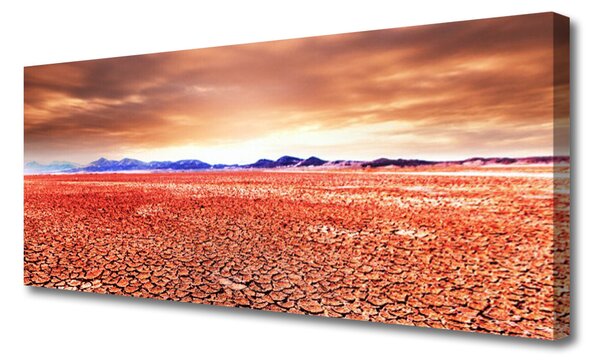 Tablou pe panza canvas Desert Peisaj Roșu Albastru