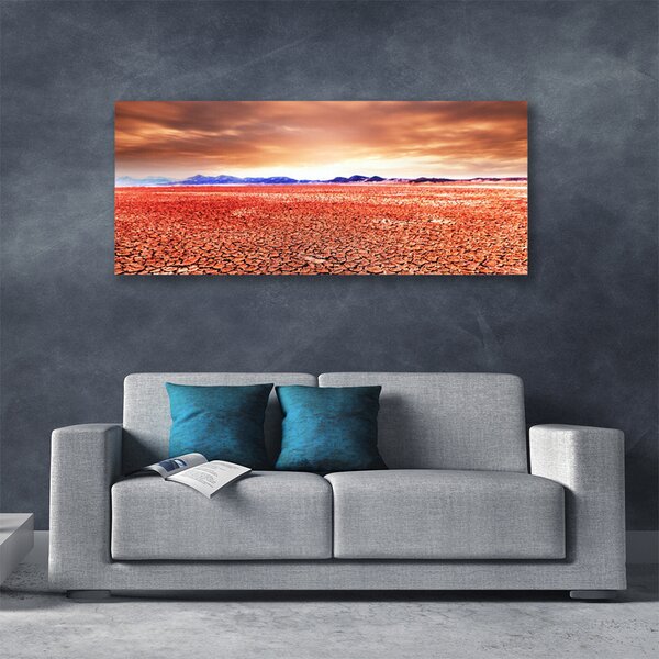 Tablou pe panza canvas Desert Peisaj Roșu Albastru