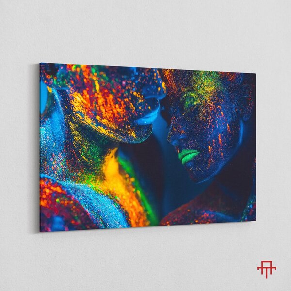 Canvas - Neon Love 50 x 70 cm