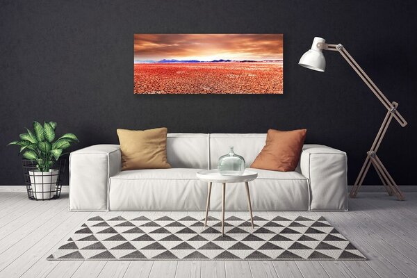 Tablou pe panza canvas Desert Peisaj Roșu Albastru