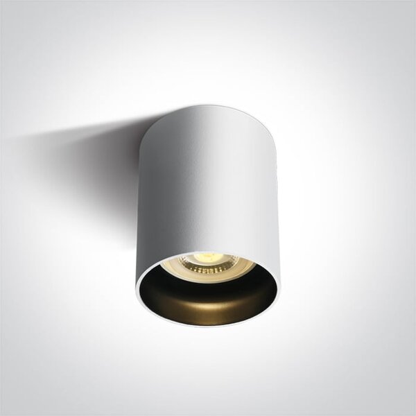 One Light Muzaki lampă de tavan 1x10 W alb-negru 12105N/W