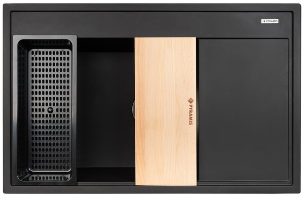 Pyramis Camea chiuveta cu baterie negru/negru 070168401I