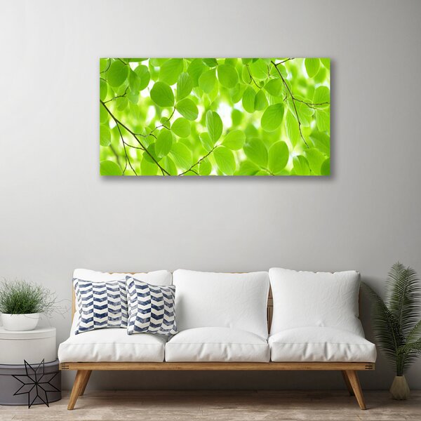 Tablou pe panza canvas Frunze Natura verde