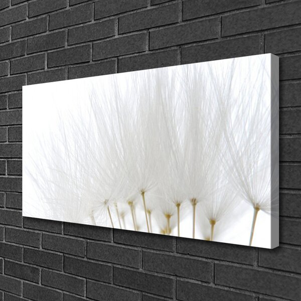 Tablou pe panza canvas Flori Floral alb