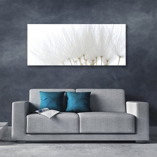 Tablou pe panza canvas Flori Floral alb
