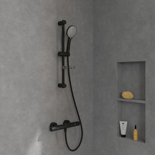 Villeroy & Boch Universal Showers set de duș perete negru TVS109004000K5