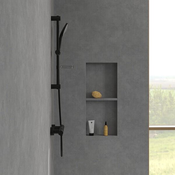 Villeroy & Boch Universal Showers set de duș perete negru TVS109004000K5