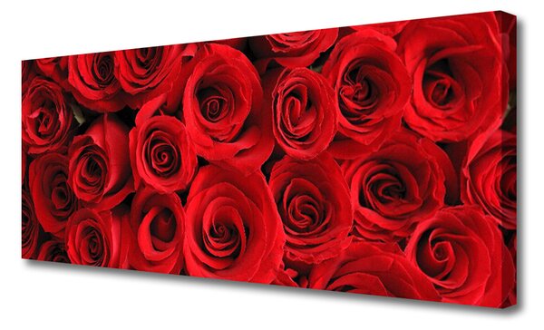 Tablou pe panza canvas Trandafiri Floral Red