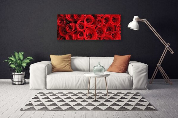 Tablou pe panza canvas Trandafiri Floral Red