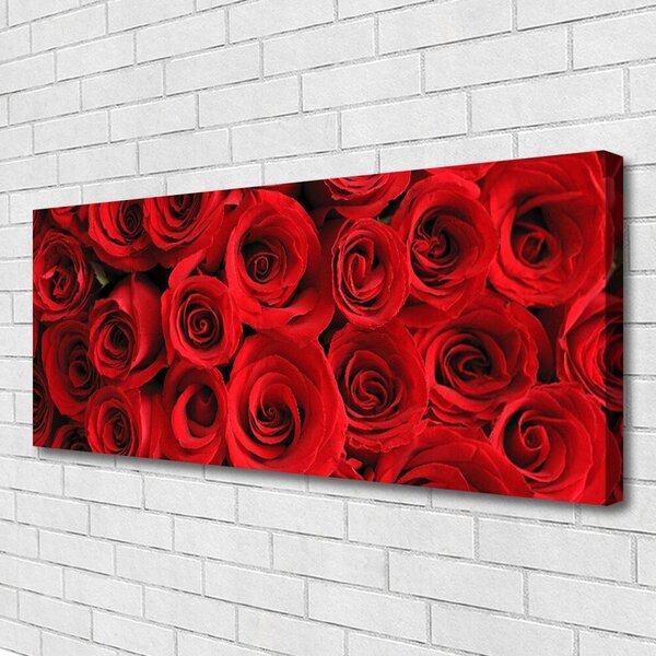 Tablou pe panza canvas Trandafiri Floral Red