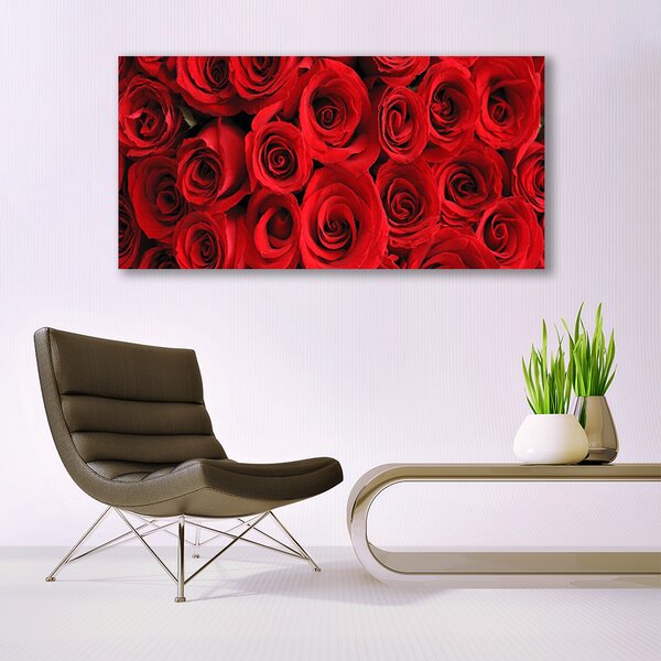 Tablou pe panza canvas Trandafiri Floral Red