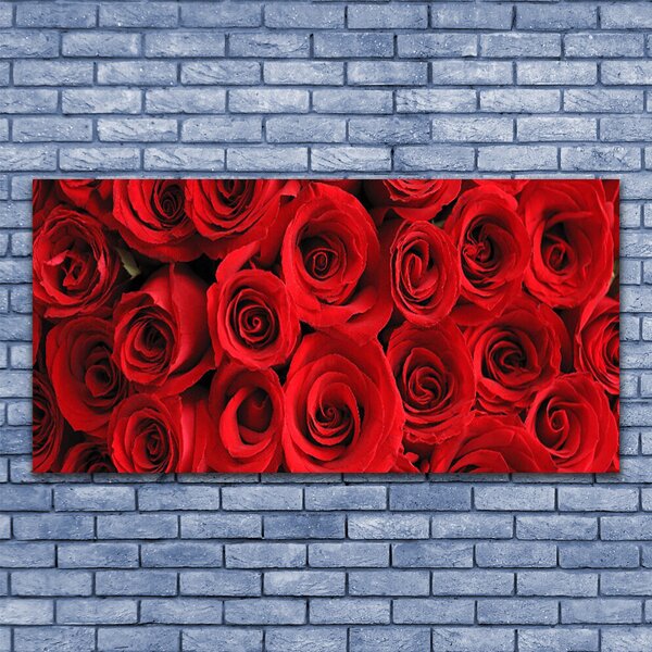 Tablou pe panza canvas Trandafiri Floral Red