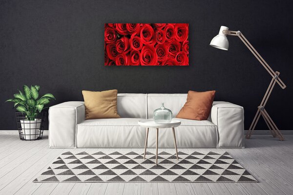 Tablou pe panza canvas Trandafiri Floral Red