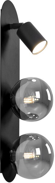 Kaja Aries lampă de perete 3x10 W negru-grafit K-5483