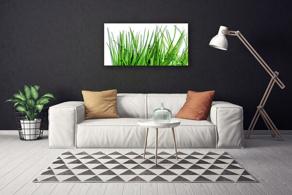 Tablou pe panza canvas Iarbă verde florale