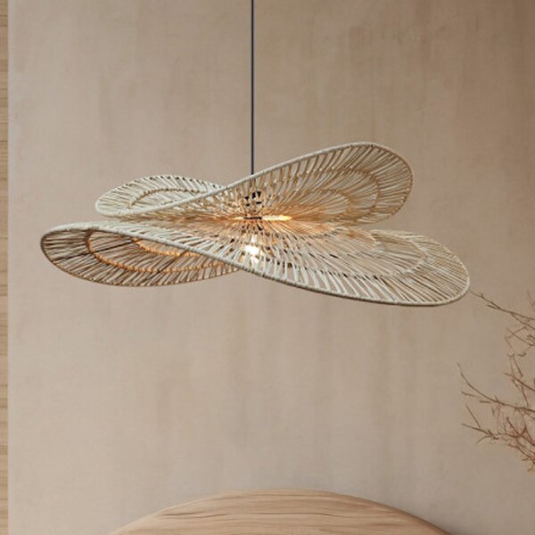 Light Prestige Raya lampă suspendată 1x15 W ratan LP-2704/1P NT