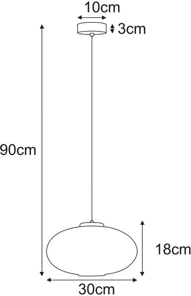 Kaja Drop lampă suspendată 1x15 W negru-chihlimbar K-5673