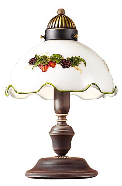 Kolarz 731.73.113 - Lampă de masă NONNA 1xE27/75W/230V vin/căpșuni