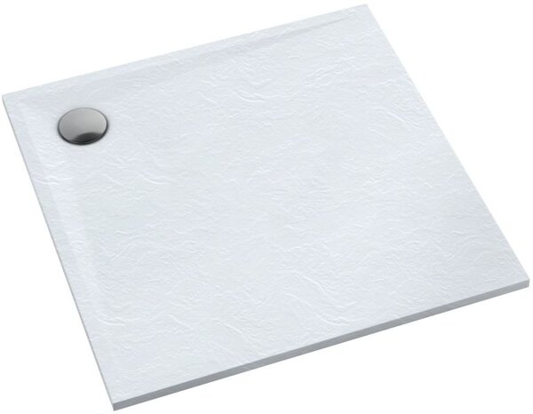 Schedline Libra White Stone cădiță de duș pătrată 90x90 cm alb 3SP.L1K-9090/B/ST