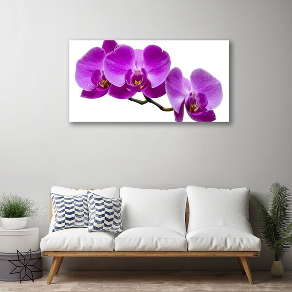 Tablou pe panza canvas Flori Floral Violet Maro