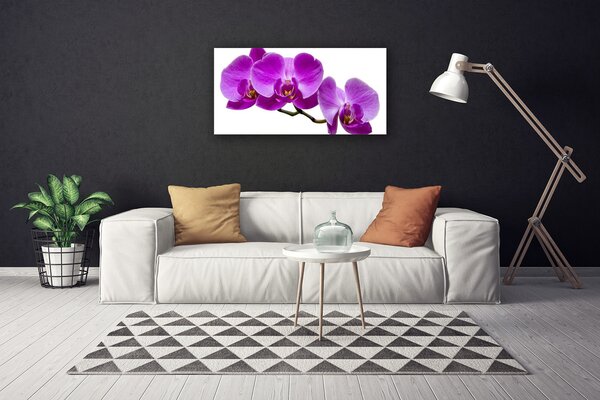Tablou pe panza canvas Flori Floral Violet Maro