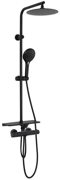 Set de dus cu termostat Rea MIKE Black