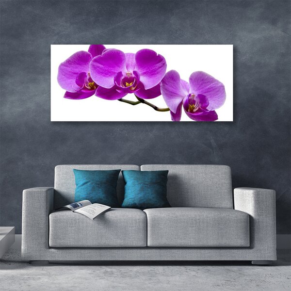 Tablou pe panza canvas Flori Floral Violet Maro