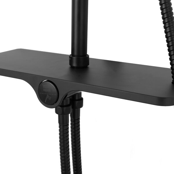 Set de dus cu termostat Rea MIKE Black
