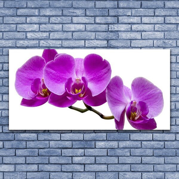 Tablou pe panza canvas Flori Floral Violet Maro