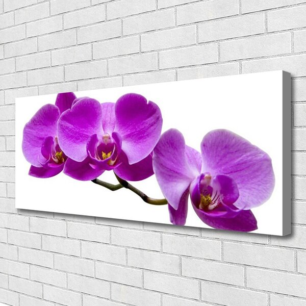 Tablou pe panza canvas Flori Floral Violet Maro