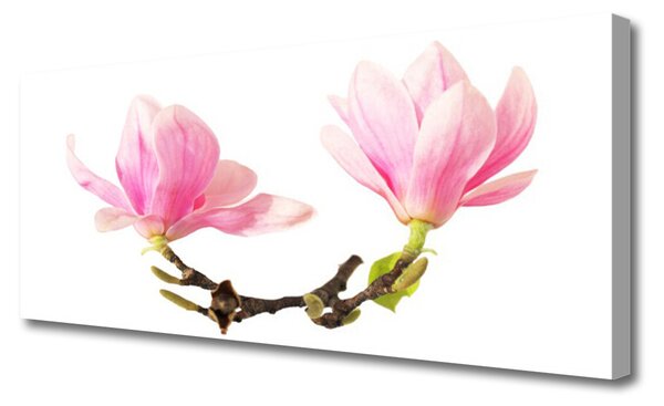Tablou pe panza canvas Flori Floral Roz Maro