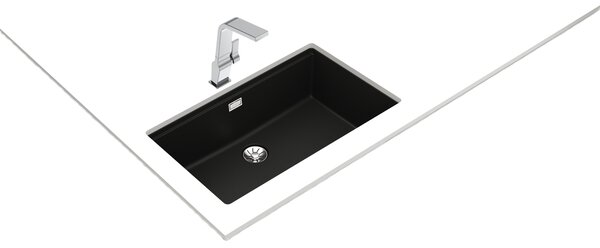 Teka Radea chiuveta tegranit 102x50.5 cm negru 115230054