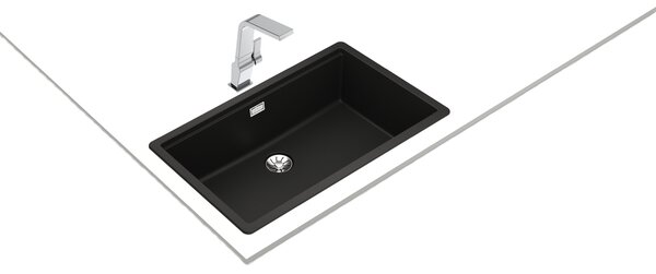 Teka Radea chiuveta tegranit 102x50.5 cm negru 115230054