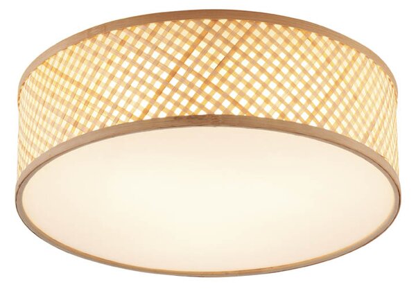 Plafonieră orientală din bambus natural 40cm - Tremmo
