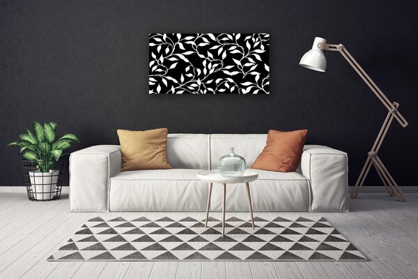 Tablou pe panza canvas Abstract Art Alb Negru