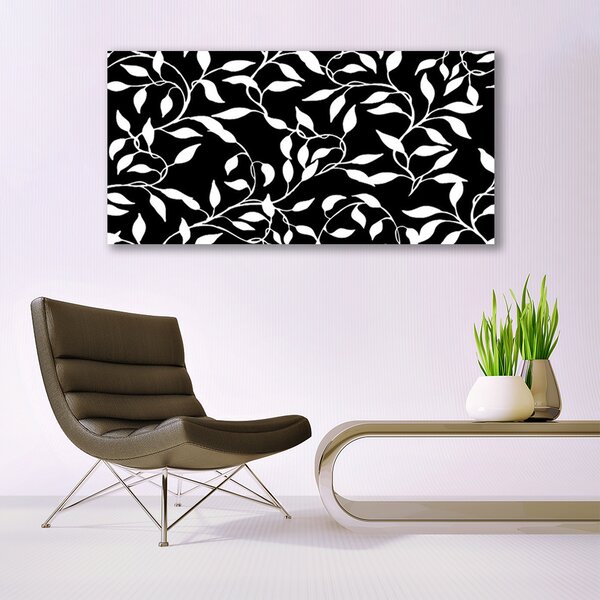 Tablou pe panza canvas Abstract Art Alb Negru