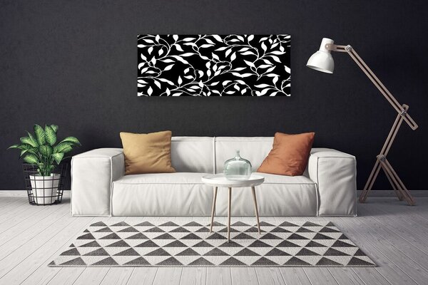 Tablou pe panza canvas Abstract Art Alb Negru