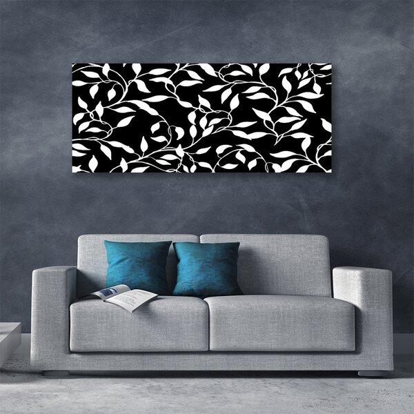 Tablou pe panza canvas Abstract Art Alb Negru