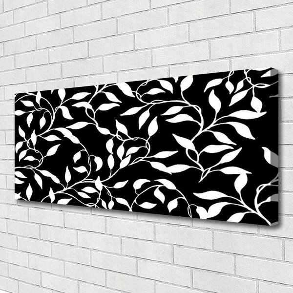 Tablou pe panza canvas Abstract Art Alb Negru