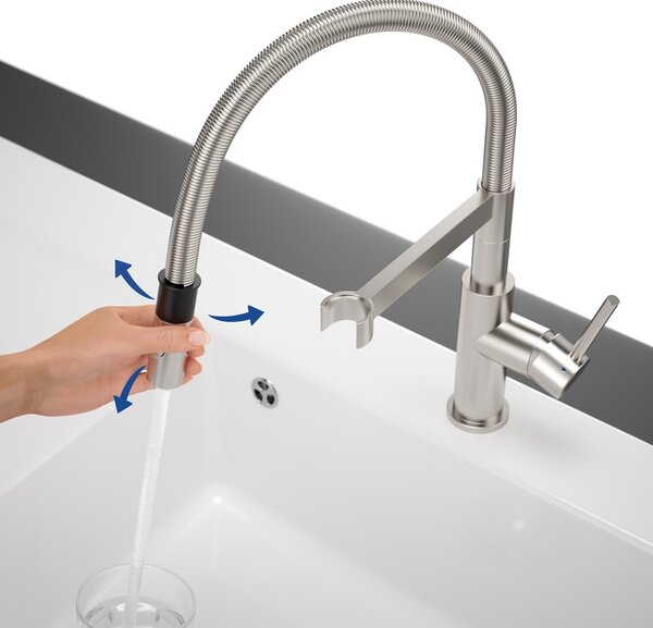 Villeroy & Boch Steel Expert Compact baterie bucătărie pe picior oţel inoxidabil 927300LC