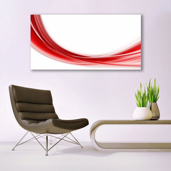 Tablou pe panza canvas Abstract Art Red White