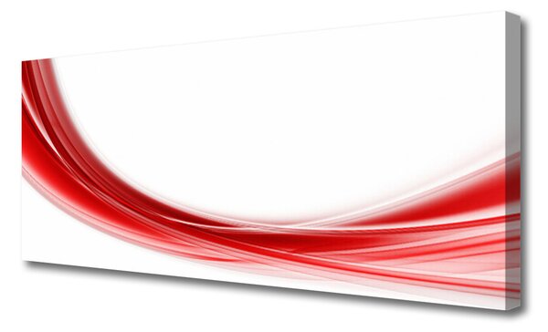 Tablou pe panza canvas Abstract Art Red White