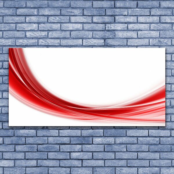 Tablou pe panza canvas Abstract Art Red White