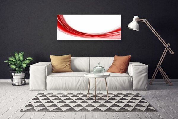 Tablou pe panza canvas Abstract Art Red White