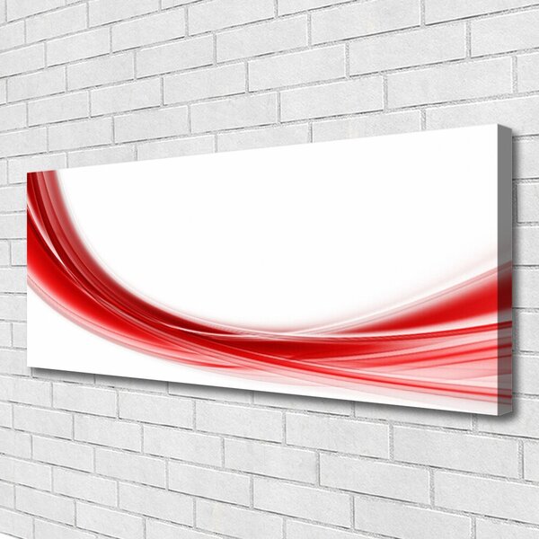 Tablou pe panza canvas Abstract Art Red White