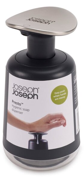 Dozator săpun Joseph Joseph Presto, gri închis